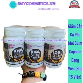 Bán lẻ 1 hộp giảm cân cà phê idol slim capsule dạng viên