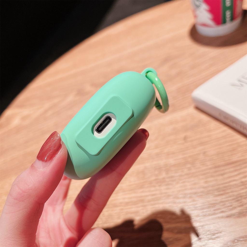 Vỏ Bảo Vệ Hộp Sạc Tai Nghe Bluetooth Không Dây Lenovo LP5 TWS Bằng Silicon Mềm Màu Trơn