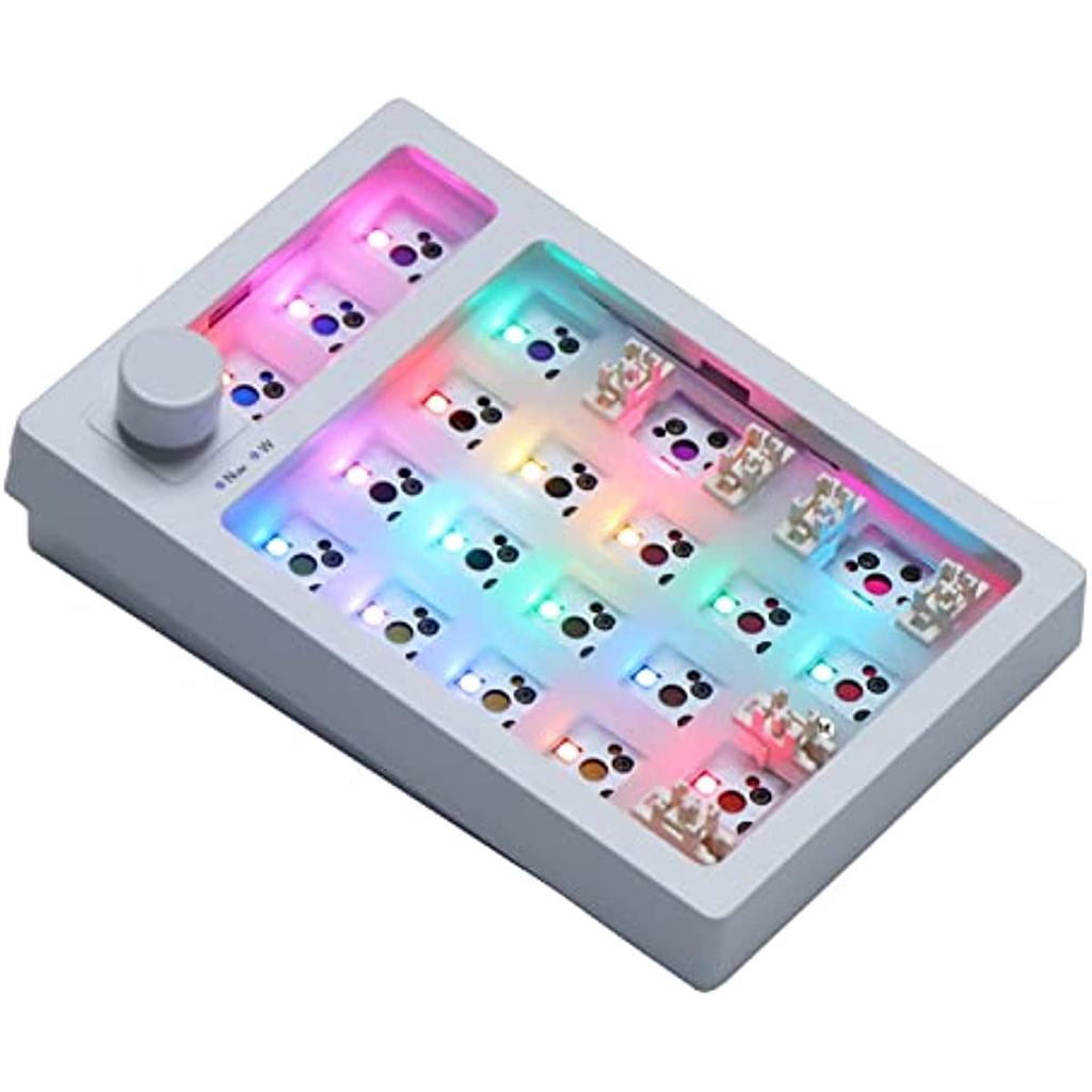 Bàn Phím Cơ Fer JJK21 20 Phím 1500mAh Bluetooth 5.0 / 2.4GHz / Núm Xoay Tương Thích Với 3 / 5Pi