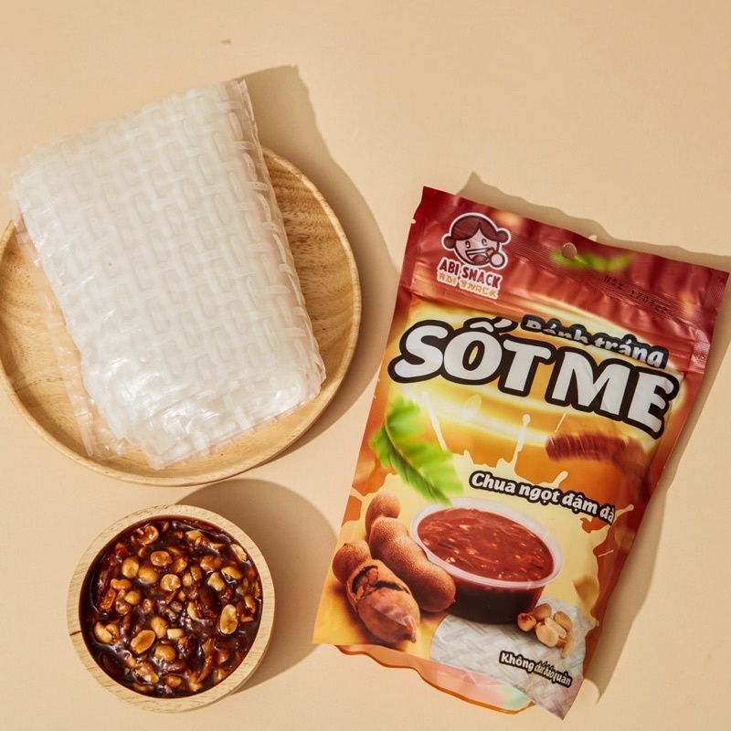 Bánh tráng sốt me