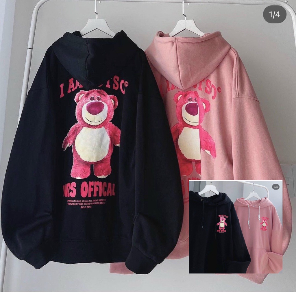 ( HOT 2023 ) áo Hoodie GẤU LOTSO ( ảnh chụp tại shop )