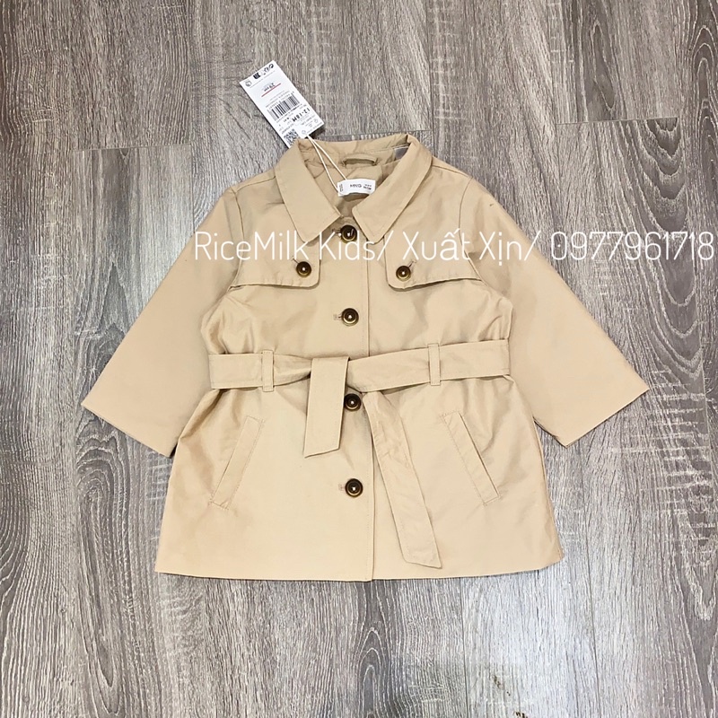 áo khoác kaki Mango cho bé và mẹ xuất dư xịn