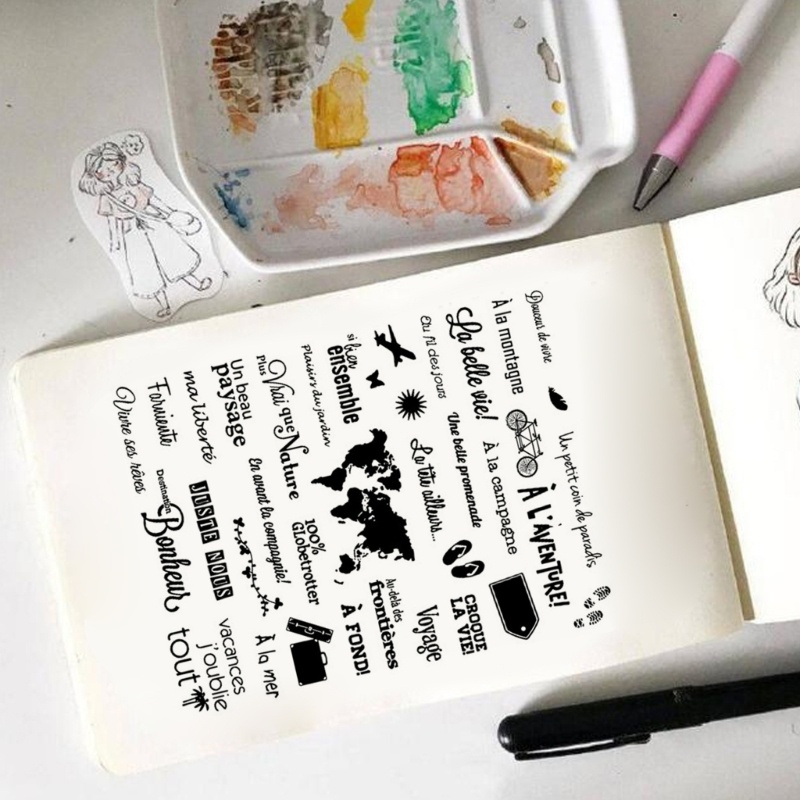 Con Dấu Silicone Trong Suốt Dùng Để Trang Trí DIY