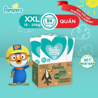 Thùng Bỉm Pampers Tối Ưu Phí Vận Chuyển 3 Gói Tã Quần PAMPERS Giữ Dáng L108/XL96/XXL88 , PAMPERS Đêm L90/XL78/XXL66