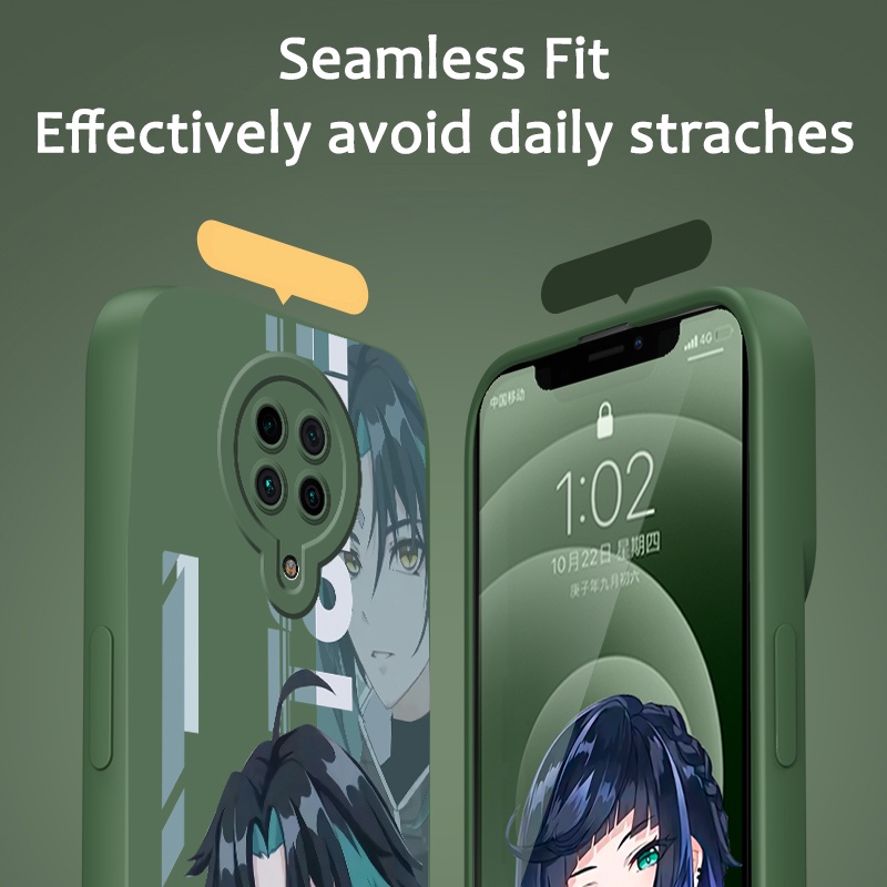 Ốp Điện Thoại TPU Chống Sốc Hình Đôi Mắt Thiên Thần Cho Xiaomi Redmi K30 Pro K30 Ultra K30 Pro Zoom Poco F2 Pro Genshin