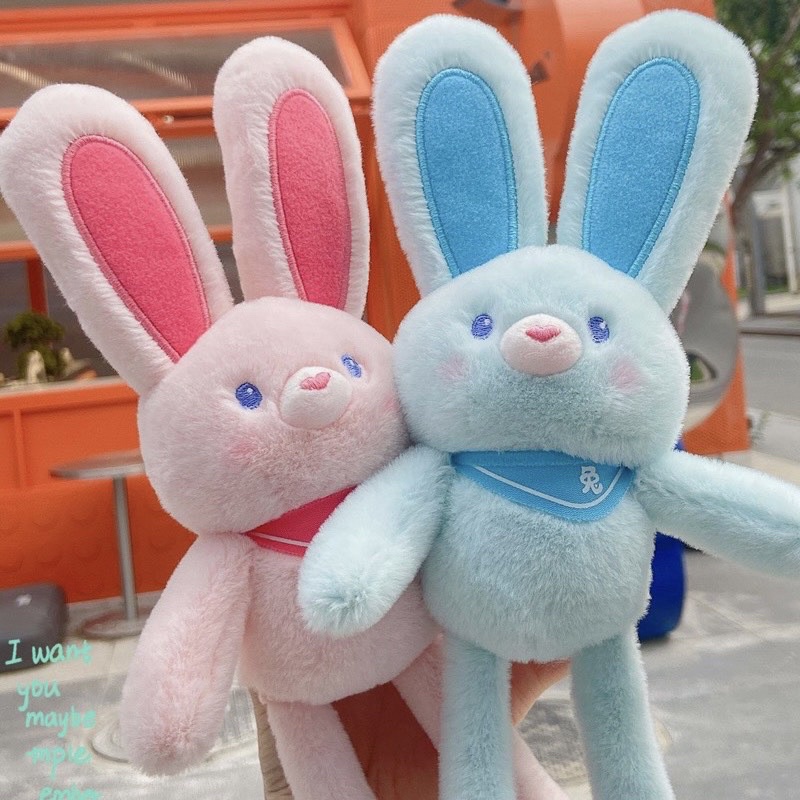 Móc Khoá Bông Thỏ Dài - Mk1522 - BCorner