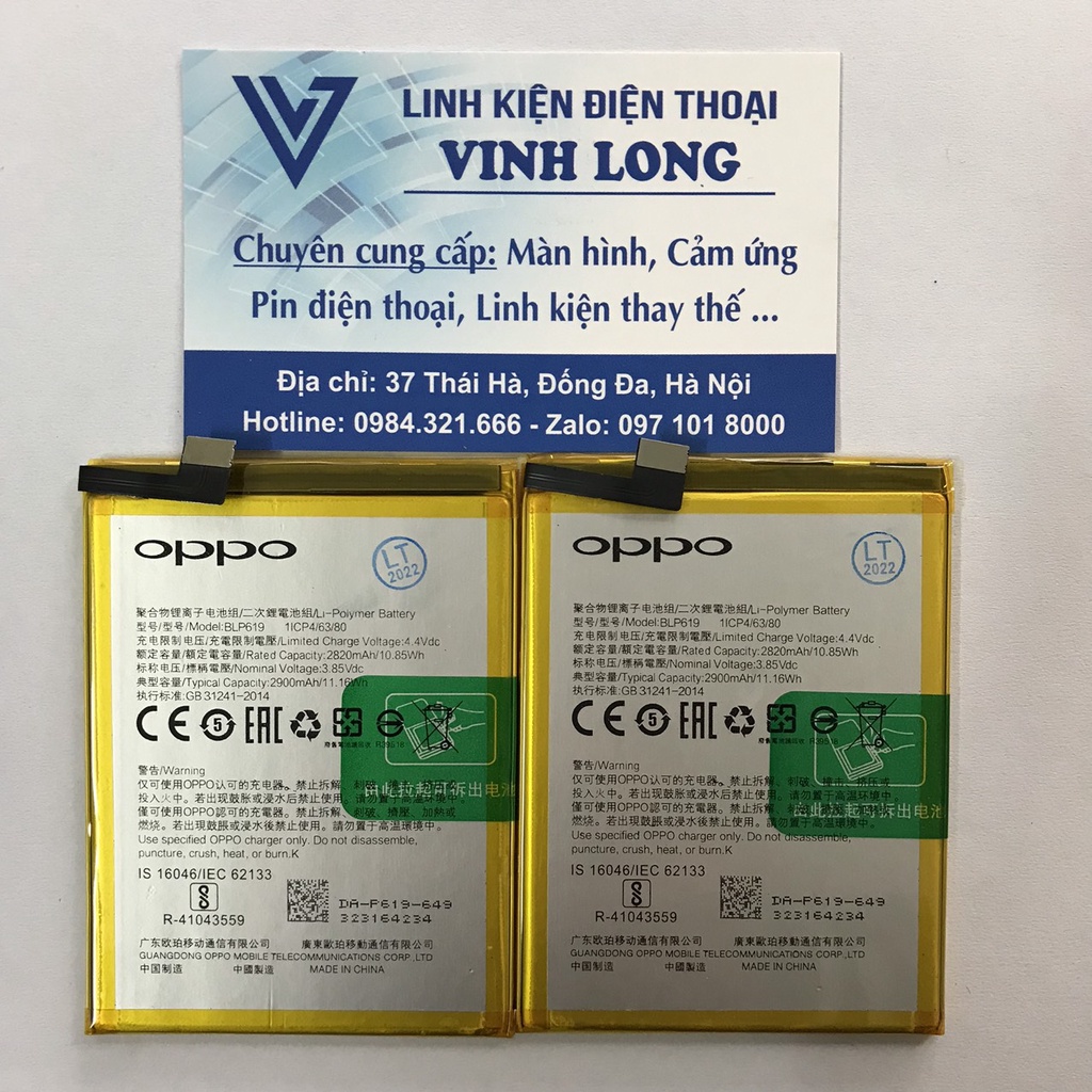 Pin Oppo Neo 9S/ A39 (BLP619) - Nhập khẩu