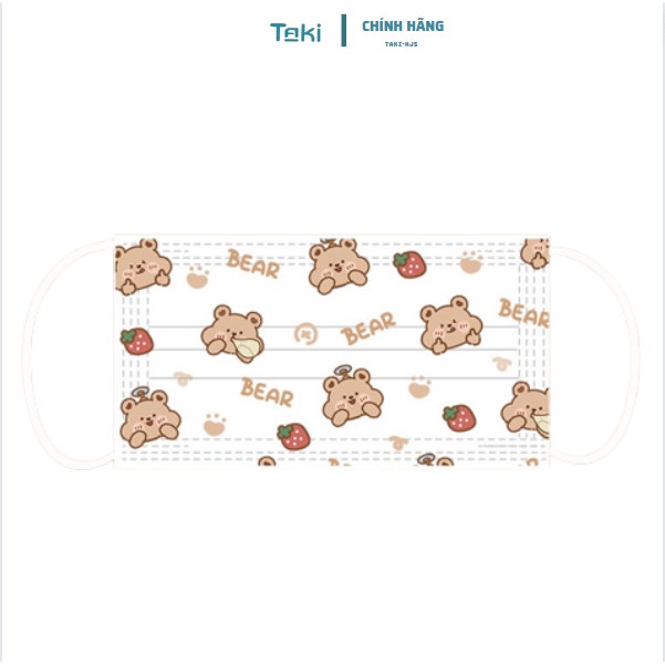 [Set 10 cái] Khẩu trang YTế Taki người lớn họa tiết hoạt hình mã YT10