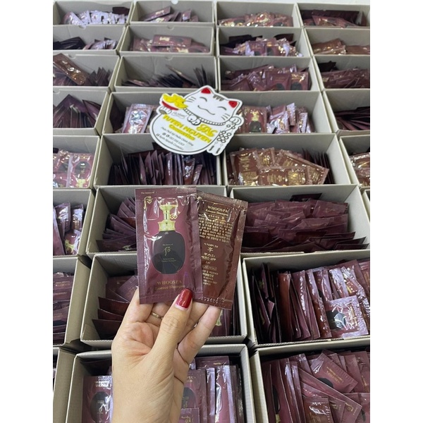 Combo 10 gói dầu gội dầu xả Whoo đông y 8ml