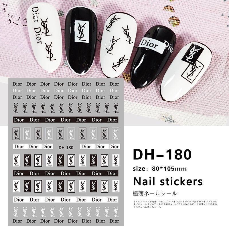 Sticker dán móng tay Thương hiệu nổi tiếng