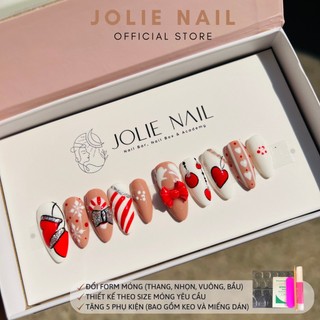 Nail box thiết kế theo yêu cầu - nail noel giáng sinh - mã: a57