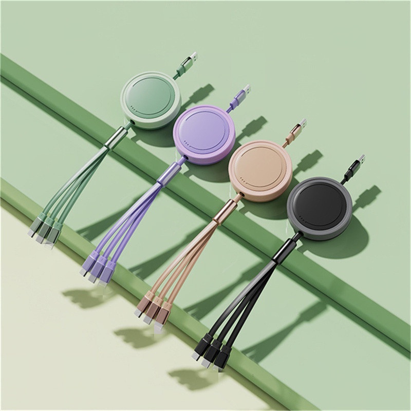 Cáp SạC Nhanh 66W 5A Micro USB LoạI C 3 Trong 1 Chuyên DụNg