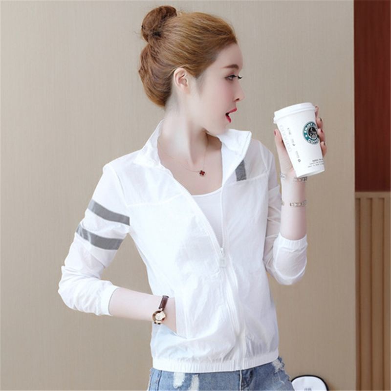 Áo Khoác Chiffon Chống Tia Cực Tím Dáng Ngắn Thời Trang Mùa Hè Cho Nữ