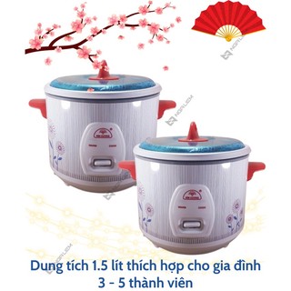Nồi cơm điện 1.5 lít Kim Cương (Nắp rời)