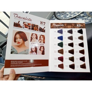 BẢNG MÀU THUỐC NHUỘM TÓC CHOCOLATE HT