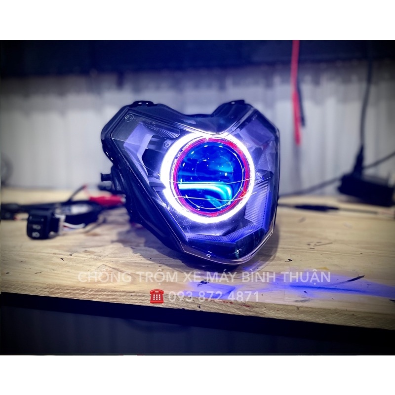 Full Bi Cầu Led M10 Smartlight, M20, B11, M11, Vfast lên sẵn choá cho WinnerV1, GTR