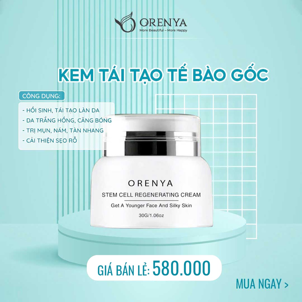 Kem Tái Tạo Tế Bào gốc - Phục Hồi Các Tế Bào Da Hư Tổn🌱 Làm Mờ Sẹo Rỗ, Sẹo Do Mụn