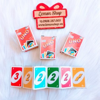 Bài Uno Mini ( Giấy Cứng Thường ) - 1 Bộ