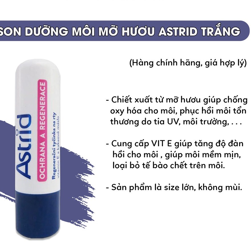Son dưỡng môi Mỡ hươu Trắng  LS