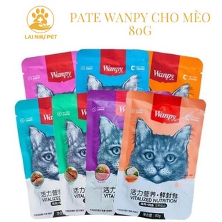 Súp thưởng pate wanpy cho mèo gói 80g lai nhự pet