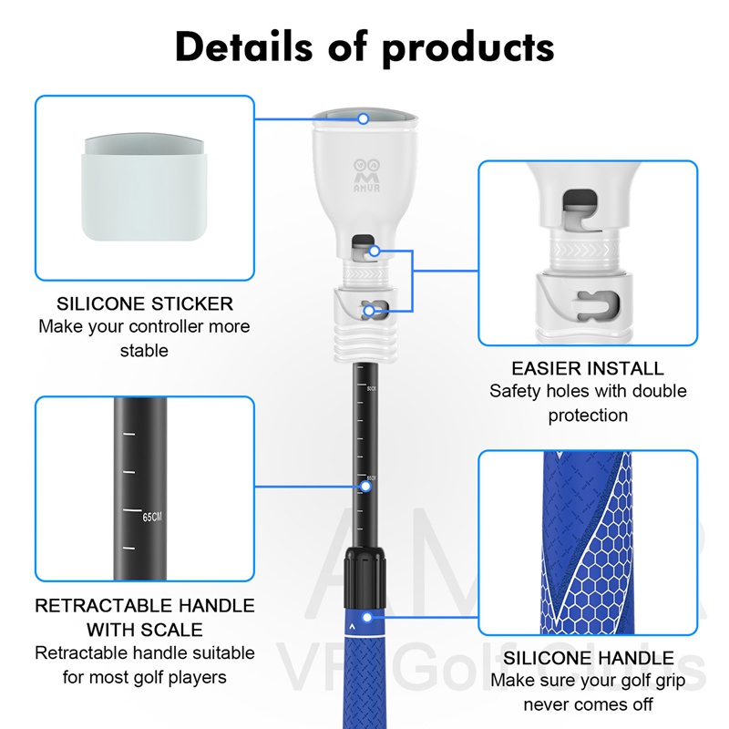 Gậy Đánh Golf / Tennis / Bóng Chày / Trái / Phải Chuyên Dụng Cho Oculus Quest 2