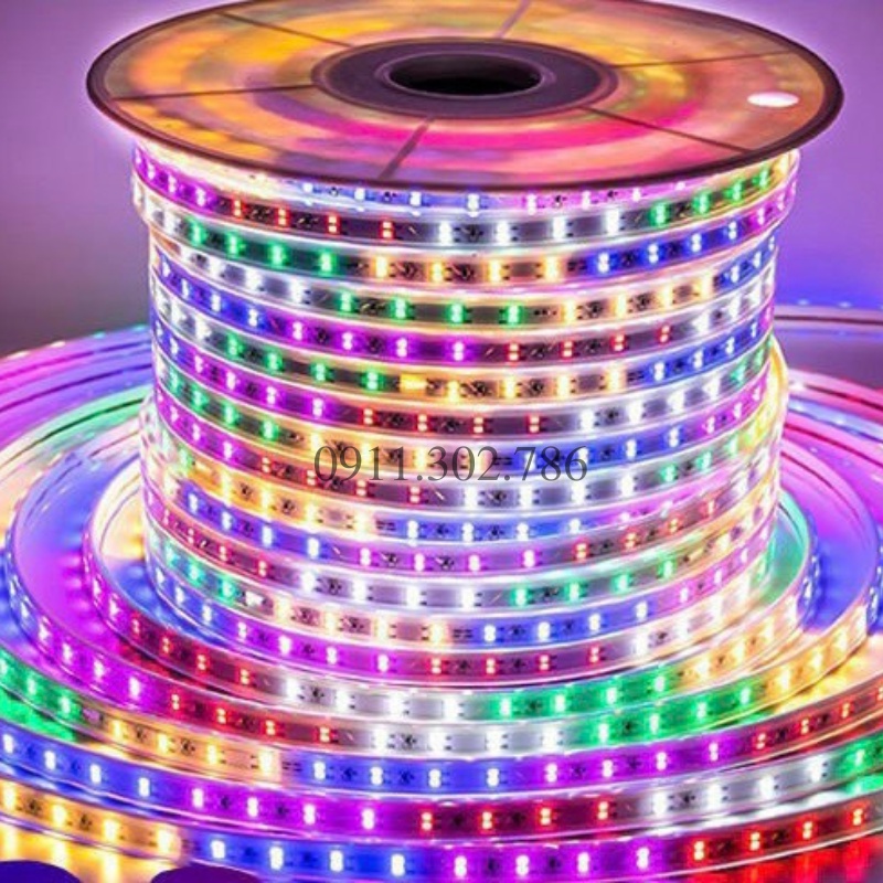 10M - 50M dây nháy led đuổi đủ màu dùng để trang trí ngoài trời  tặng nguồn cắm sẵn