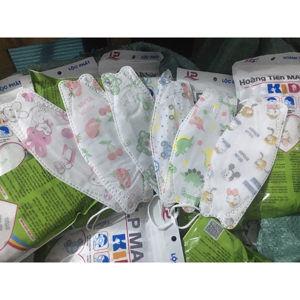 THÙNG 300 Cái Khẩu Trang Trẻ Em KF94 Chuẩn ISO - Khẩu Trang Em Bé