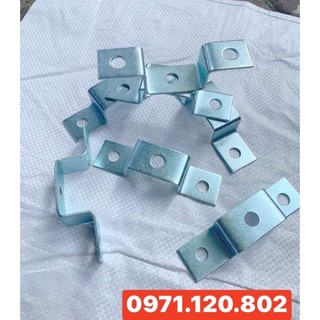 Chân vuông sắt mạ kẽm cho bảng đồng tiếp địa cố định trên tường