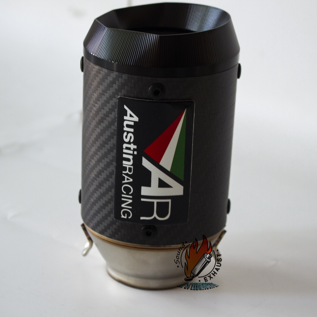 Pô Austin Racing Full Carbon Nhập Khẩu Cao Cấp