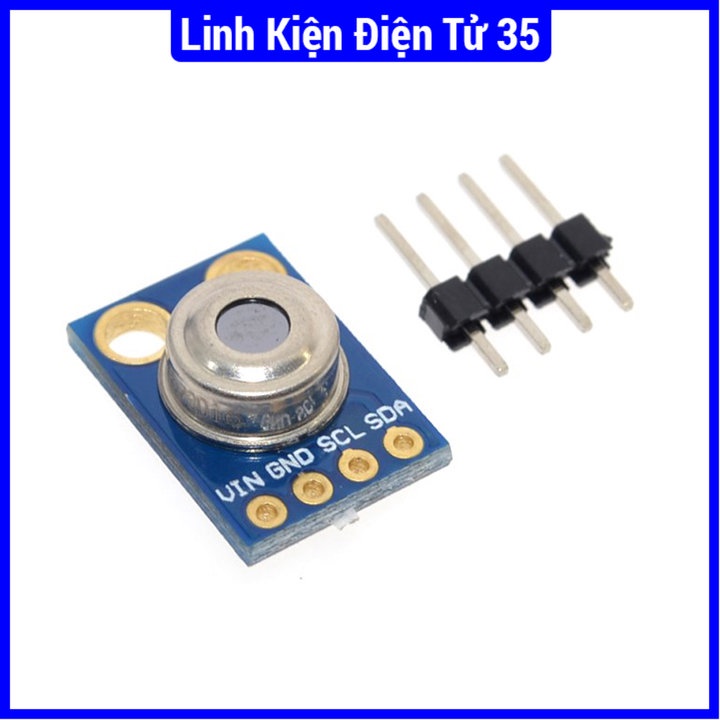 Linh kiện mạch module cảm biến nhiệt độ không tiếp xúc/hồng ngoại GY-906 3V-5VDC siêu đa dụng, siêu rẻ