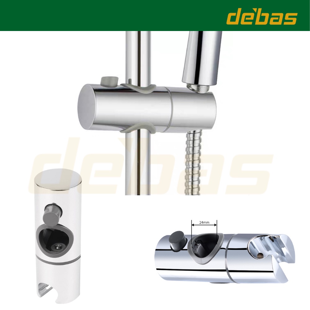 Cài sen cây tắm giá đỡ tay sen tròn xoay 360 độ cao cấp vừa với mọi loại sen cây Debas