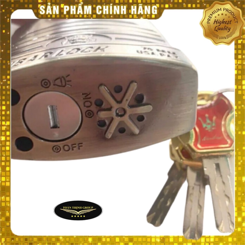 Mua Ổ Khóa Báo Động Chống Cắt KINBAR 70mm giá rẻ nhất | TecKi.Vn