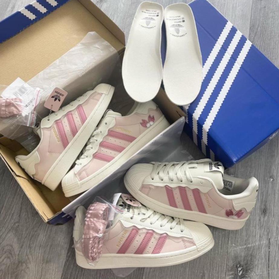 Giày Adidas Superstar Sò 4 Màu, Giày Sneakers Adidas Sò Bản Classic Mới Nhất, Sò Hoa bản đặc biệt hot 2023
