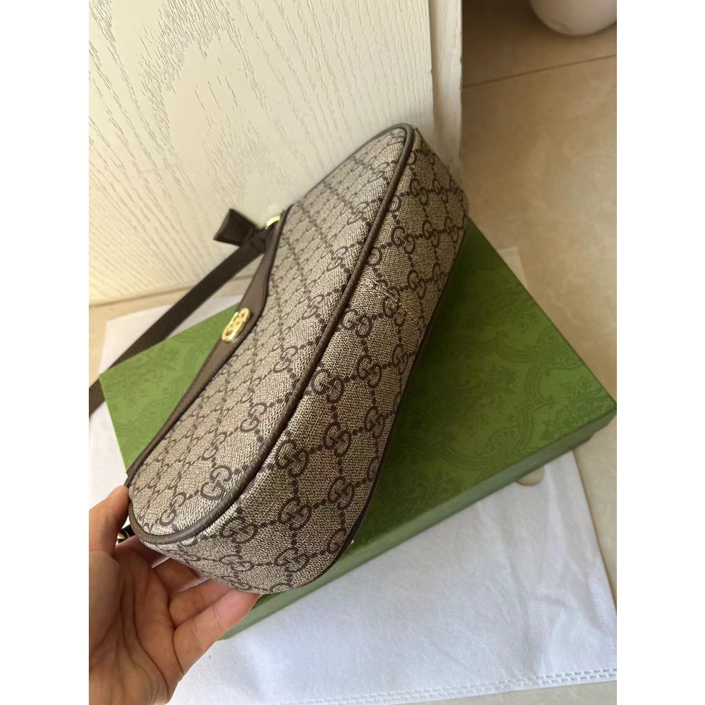 Guc 2023 Túi Xách Đeo Dưới Cánh Tay / Đeo Vai In Họa Tiết Vintage Đa Năng Hợp Thời Trang