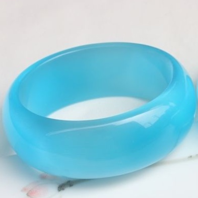 Vòng Tay Đá Opal Màu Xanh Nhạt Thời Trang Hàn Quốc Cho Nữ