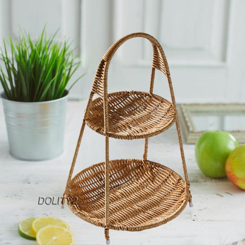 Set 2 Khay Đựng Đồ Handmade Trang Trí Nhà Bếp / Sinh Nhật / Đám Cưới