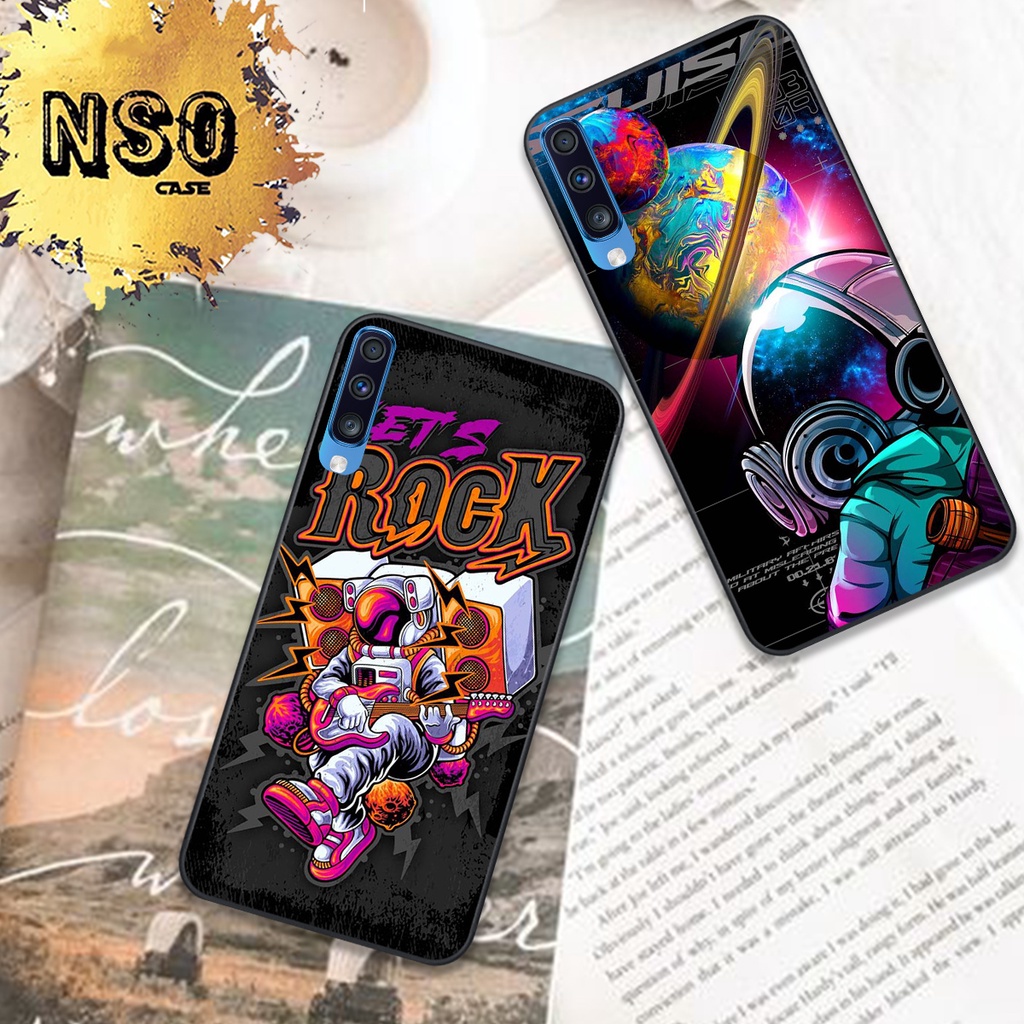 Ốp Samsung A50S / A50 / A70 / A30S In Hình Họa Tiết Vũ Trụ Phi Hành Gia Đẹp Hot Trend 2023
