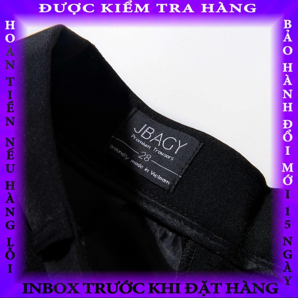 Quần tây nam hàn quốc dáng baggy suông đen, kem vải dày dặn co giãn tốt thương hiệu JBAGY - JA0101 thitrang