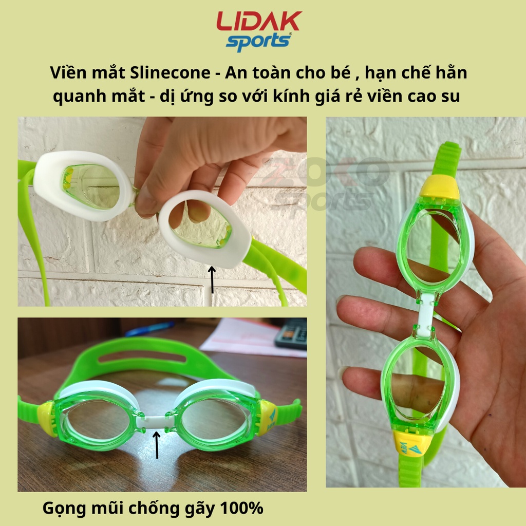 Kính bơi trẻ em Nhật Bản V730 phù hợp cho bé 4 đến 9 tuổi - LIDAK SPORT