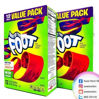 Kẹo cuộn Foot (256g) - Mỹ