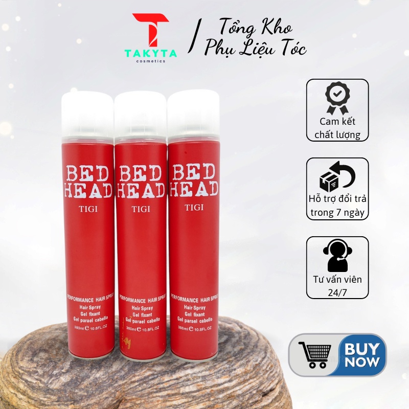 Gôm Xịt Tóc Tigi Bed Head 360ml siêu thơm và cứng [Rẻ Vô Địch]