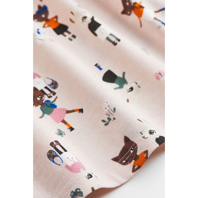 Váy cotton dài tay HM UK/JP chính hãng sz  từ 1.5-10y