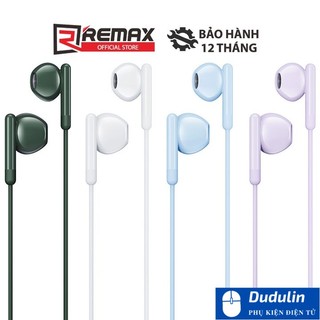 Tai nghe nhét tai có dây Remax Metal RM-522 tích hợp mic đàm thoại livestream jack 3.5mm / jack Type C / jack iP ai-Phôn