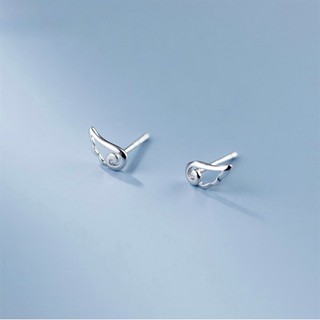 Khuyên tai bạc the Wing Bông tai bạc Tiệm bạc 21Centimeters