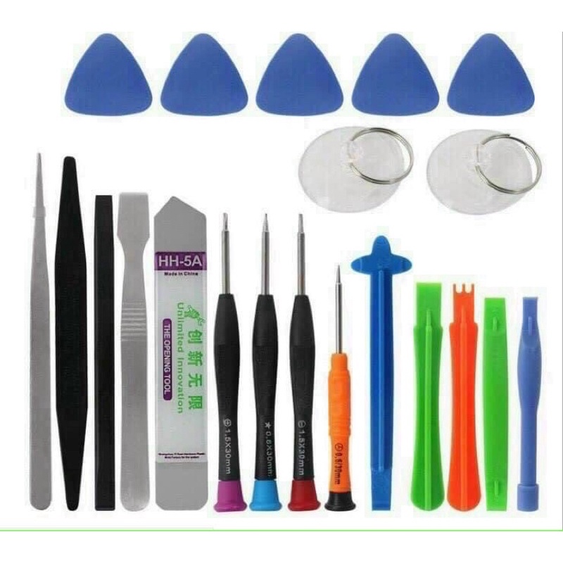 Bộ dụng cụ tháo mở màn hình 21 in 1 | đồ tháo, sửa chữa điện thoại di động, laptop, máy tính bảng | PHUKIENDIENTHOAI18