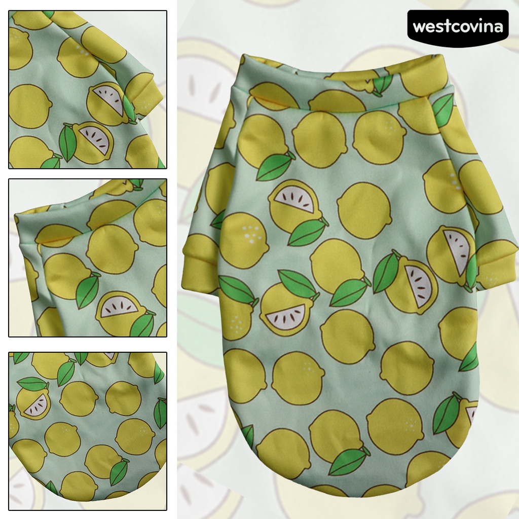 [COD]♘Trang Phục Giữ Ấm Cho Thú Cưng Họa Tiết Hoạt Hình Dễ Thương