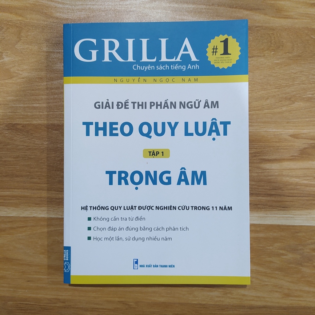 Sách - Giải đề thi phần ngữ âm theo quy luật tập 1 GRILLA, kèm app học miễn phí