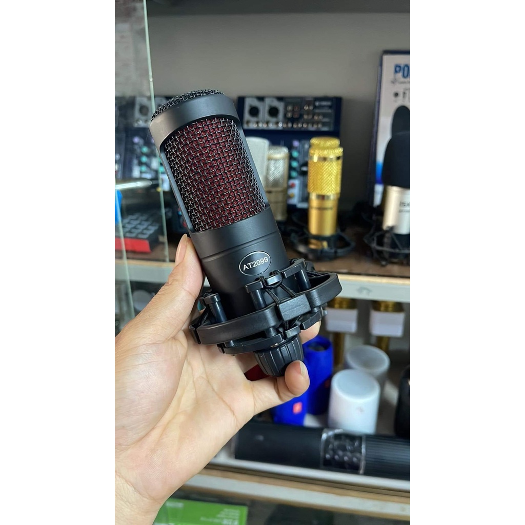 Mic Thu Âm AT2099 Dòng Mic Chạy Nguồn 48V Phù Hợp Cho Mixer F4, F4 Pro, F7, M4, Icon Upod Pro. Thiết Kế Trẻ Trung
