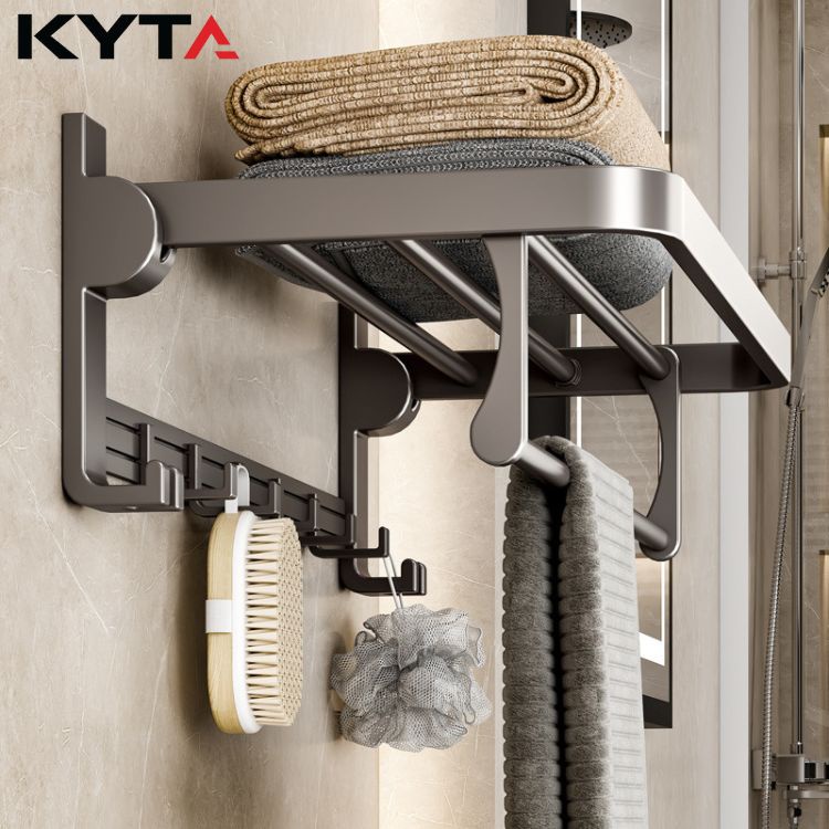 Giá Treo Khăn Tắm KYTA - Kệ Để Đồ Có Móc Treo Đa Năng, Thiết Kế Sang Trọng Hiện Đại