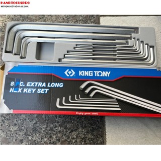 Bộ chìa lục giác hệ inch 8 chi tiết 1/8-9/16 kingtony 20208sr01